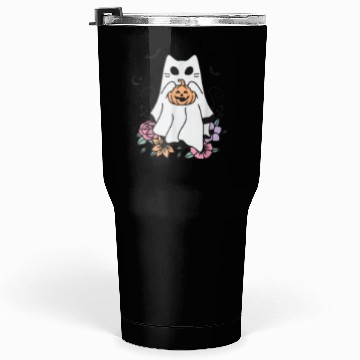 Discover Stay Spooky Halloween Ghost Cat Tumblers 30 Oz