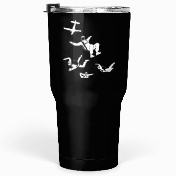 Discover Skydiving, jumping Tumblers 30 Oz