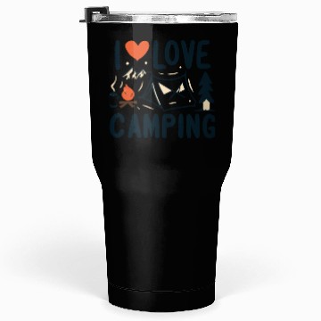 Discover I love camping Tumblers 30 Oz