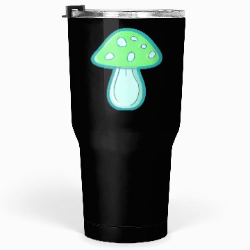 Discover Mushroom CV2 Light Green and Blue Tumblers 30 Oz