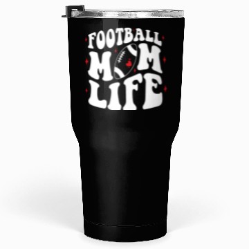 Discover Livin That Football Mom Life Game Day Cheer Mom Tumblers 30 Oz