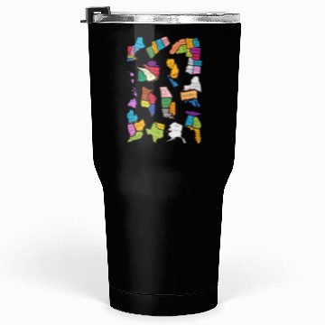 Discover 50 Cute US States Sticker Pack Tumblers 30 Oz