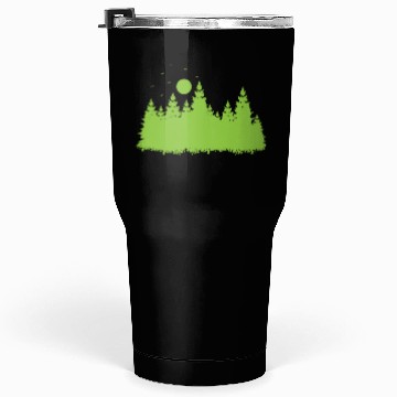 Discover Forest with Leaves in Environment Tumblers 30 Oz