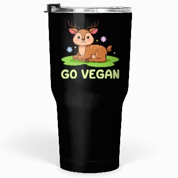 Discover Deer Design for proud Vegans Tumblers 30 Oz