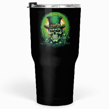 Discover St Patrick's Day skull Tumblers 30 Oz