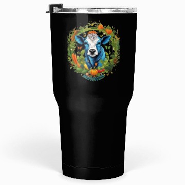 Discover cow animals vegetarian Tumblers 30 Oz