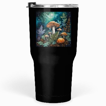 Discover Full Moon Mushroom Nature Tumblers 30 Oz