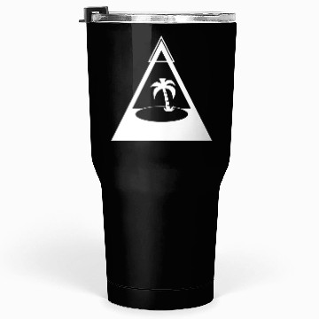 Discover Palm Tree With Triangles Tumblers 30 Oz