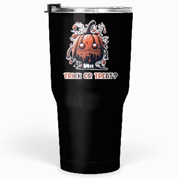 Discover Funny Face Pumpkin Monster Tumblers 30 Oz