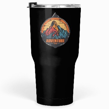 Discover Adventure / Mountains / Old School / Retro Tumblers 30 Oz