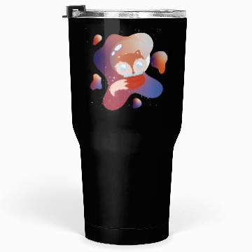 Discover A fox wandering in space Tumblers 30 Oz