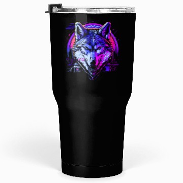 Discover Retro Rhythm Wolf Tumblers 30 Oz