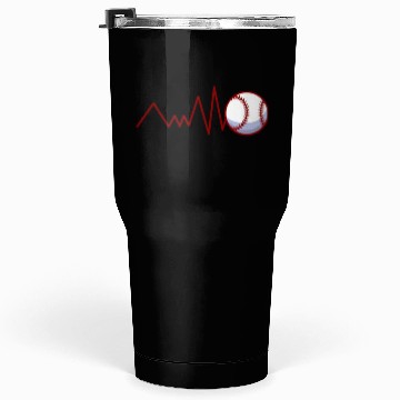 Discover Heartbeat Love Baseball Players Tumblers 30 Oz
