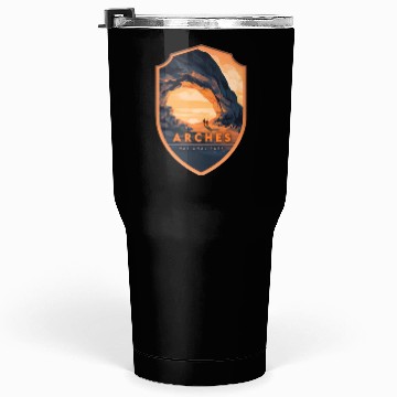 Discover Arches National Park Stickers Tumblers 30 Oz