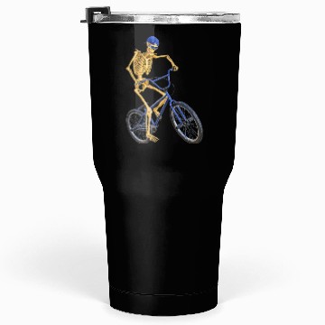 Discover The Grim Reaper doing freestyle biking Tumblers 30 Oz