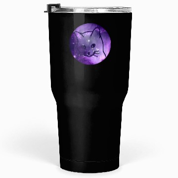 Discover Galaxy Space Cat Funny Cat Lover Tumblers 30 Oz