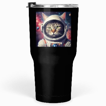 Discover space cat Tumblers 30 Oz