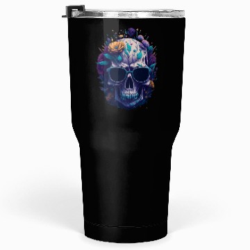 Discover Floral Skull | C07 Tumblers 30 Oz