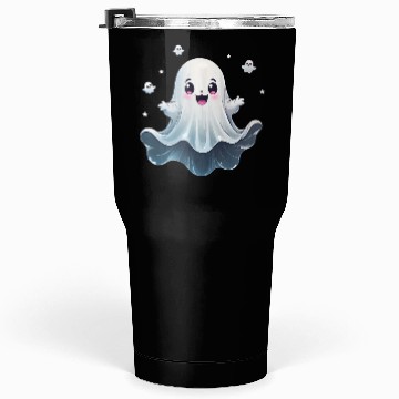 Discover Cute ghost floating Halloween ghost cartoon Tumblers 30 Oz