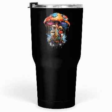 Discover Step into the Enchanted Woodland: Psychedelic Tumblers 30 Oz