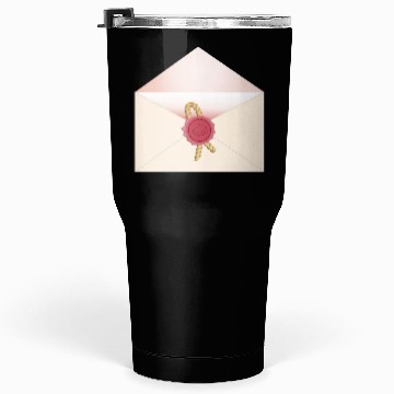 Discover beautiful envelope with an elegant seal Tumblers 30 Oz