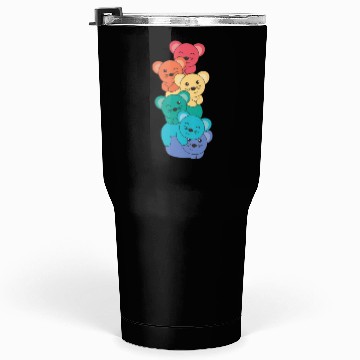 Discover Rainbow Flag Pride Lgbtq Cute Mouse Stack Tumblers 30 Oz