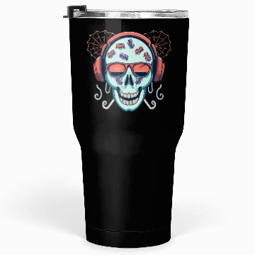 Discover Skull Candy Halloween For Music Tumblers 30 Oz