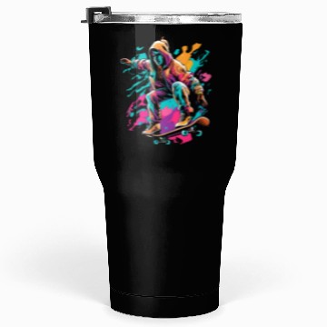 Discover Cyberpunk Skater Vector Tumblers 30 Oz