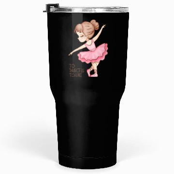 Discover To Dance Is To Live : Charles Schulz Quotes Tumblers 30 Oz