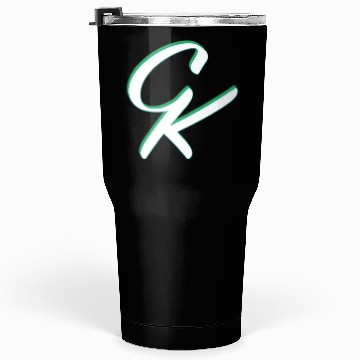 Discover CK ligature white green Tumblers 30 Oz
