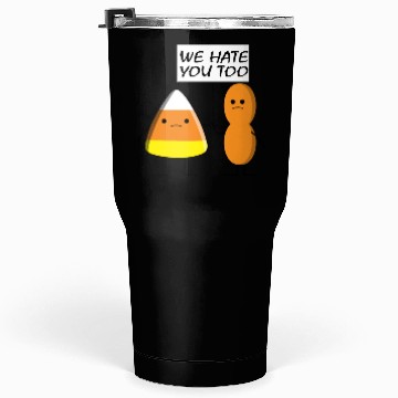 Discover Candy Corn and Circus Peanut, Cute and Sassy Candy Tumblers 30 Oz