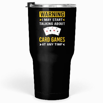 Discover Warning Card Game Games Cards Tumblers 30 Oz