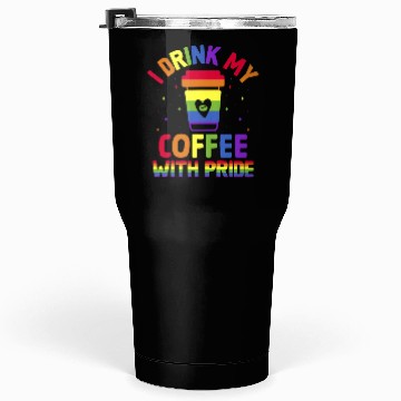 Discover Gay Pride Parade Caffeine LGBTQ Coffee Drinker Tumblers 30 Oz