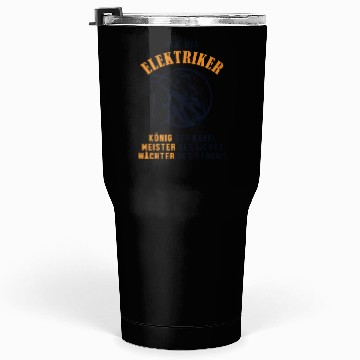 Discover Ich bin Elektriker Wiremen Powerline Technician Tumblers 30 Oz