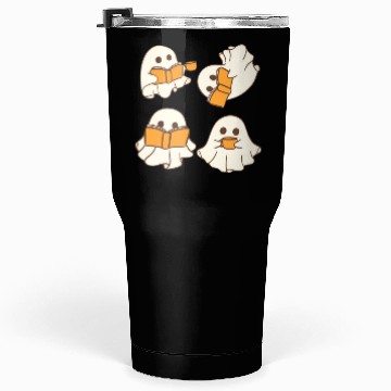 Discover Halloween teacher ghost reading Tumblers 30 Oz