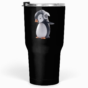 Discover Music Loving Penguin Tumblers 30 Oz