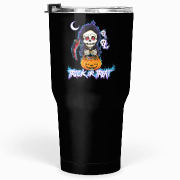 Discover Trick or Treat Grim Reaper Tumblers 30 Oz