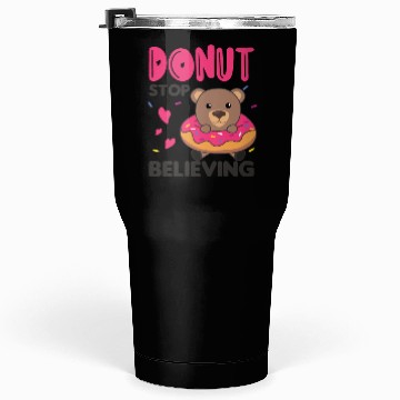 Discover Sweet Bear Funny Animals In Donut Pink Tumblers 30 Oz