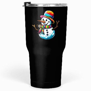 Discover Snowman / Winter / Snowflake / White / Frosti Tumblers 30 Oz