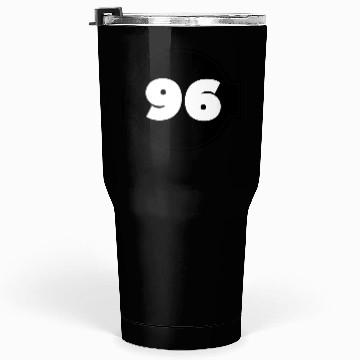 Discover Black and White Number 96 Tumblers 30 Oz