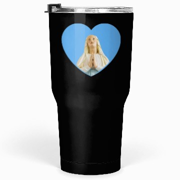 Discover Virgin Mother Mary Praying Blue Heart Tumblers 30 Oz