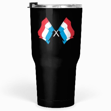 Discover Two flags of Luxembourg Tumblers 30 Oz