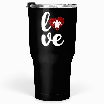 Discover Sea Turtle Lover Buffalo Plaid Love Turtle Tumblers 30 Oz