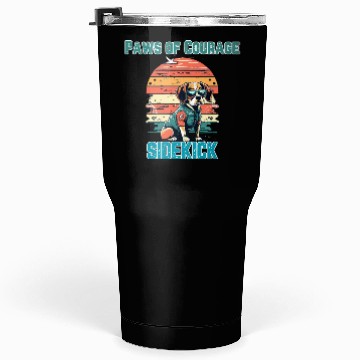 Discover Courageous Canine Companion Tumblers 30 Oz