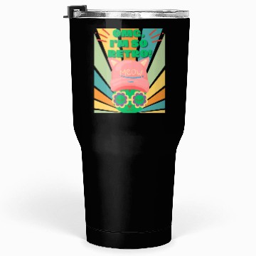 Discover Omg I'm So Retro Cool Cat Tumblers 30 Oz