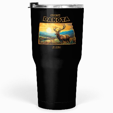 Discover North Dakota - Elk Tumblers 30 Oz