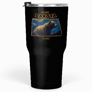 Discover North Dakota - Bear Tumblers 30 Oz