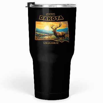 Discover South Dakota - Elk Tumblers 30 Oz