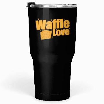 Discover Waffle Love Snack Pastry Baker Tumblers 30 Oz