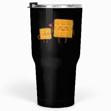 Discover Waffle Mom with Waffle Child Dough Pastry Tumblers 30 Oz